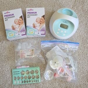 Spectra S1 Rechargeable Double Electric Breast Pump with Accessories